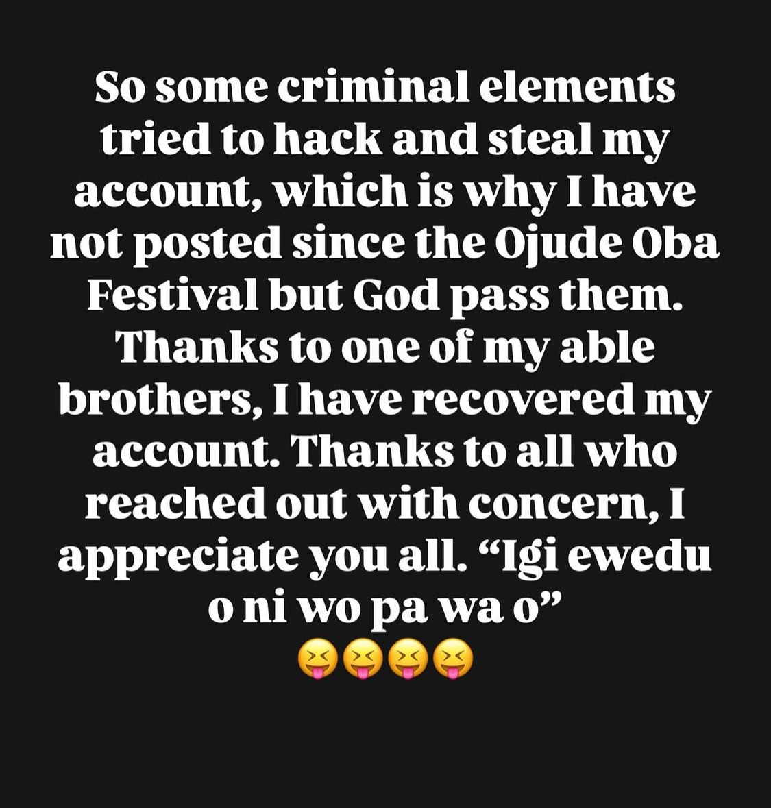 Femi Branch Instagram post