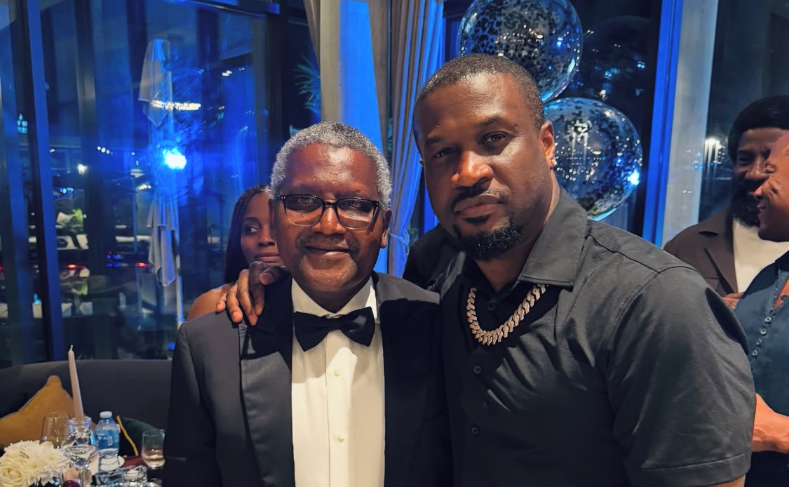 Aliko Dangote and Peter Okoye (PeterSquare)