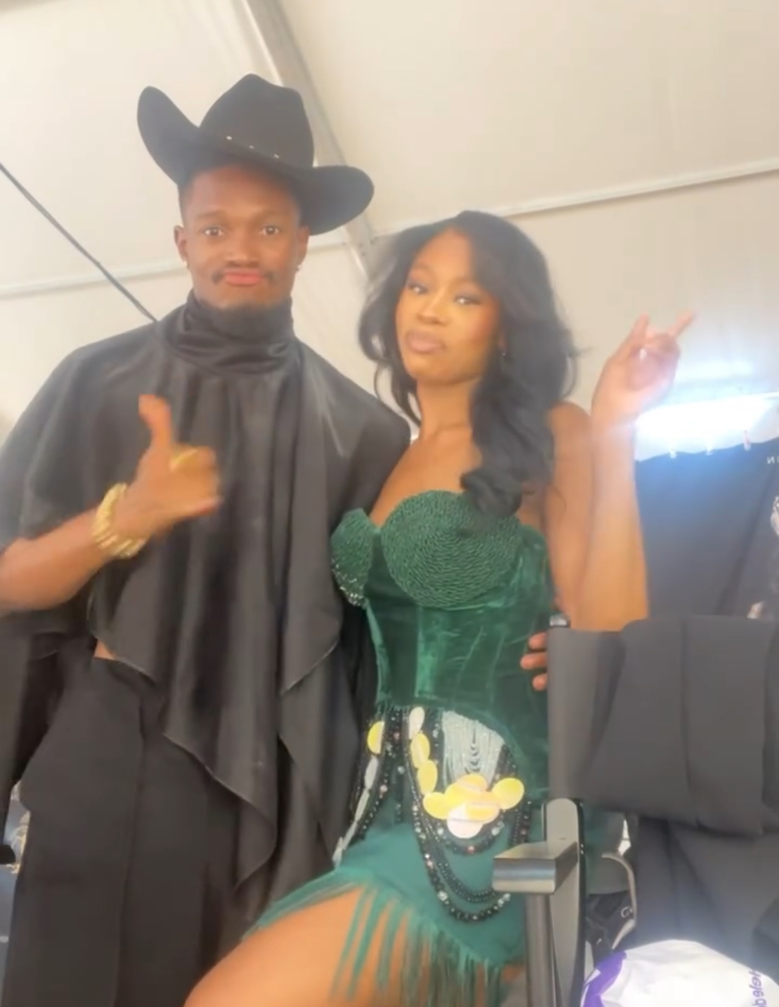 Miss Nigeria Supranational, Paula Ezendu, and Mister Nigeria Supranational, Michael Mazi