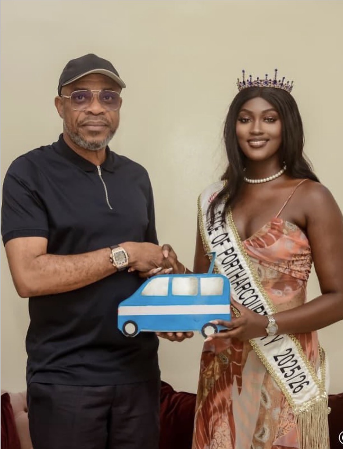 Face of Port Harcourt City Scriptura Frank and Senator Allwell Onyesoh (DSSRS)