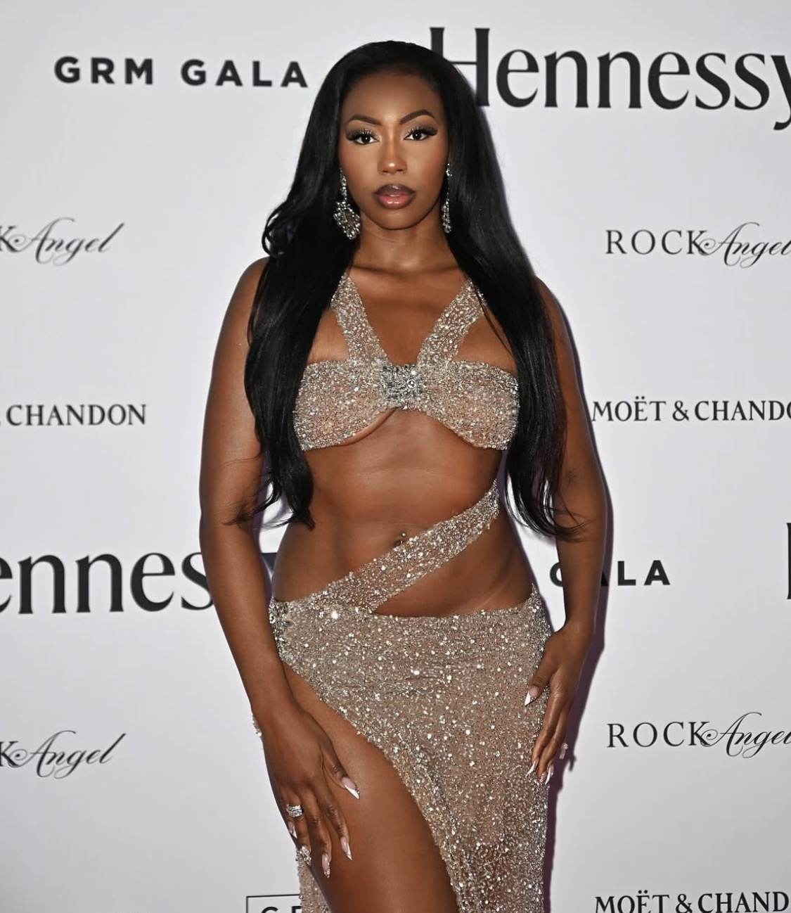 Ms. Banks at the GRM Gala red carpet