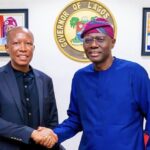 Julius Malema and Babajide Sanwo-Olu