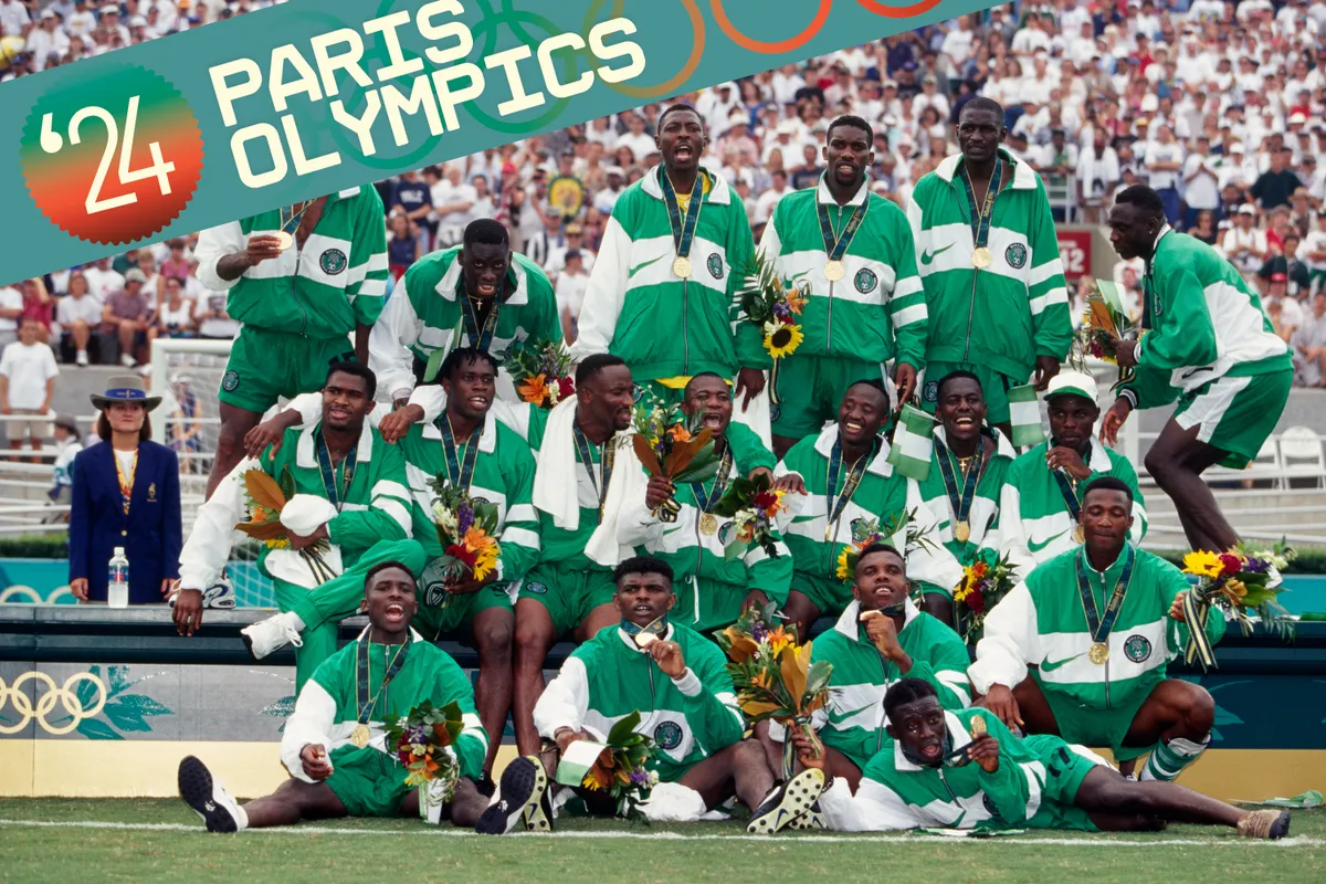 In 1996, Nigeria became the first African team to take football gold at the Atlanta Olympic Games
