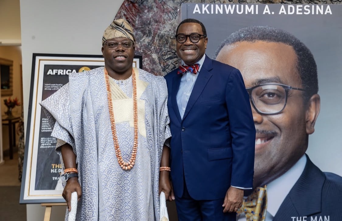King Oniru and Akinwumi Adesina