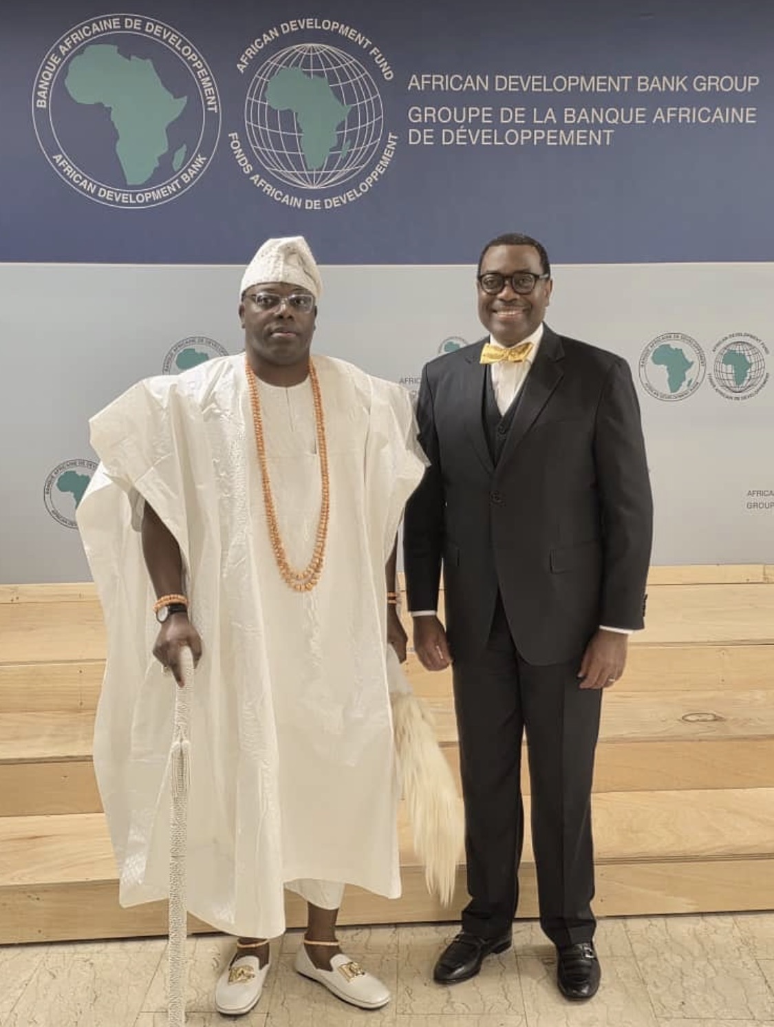 King Oniru and Akinwumi Adesina