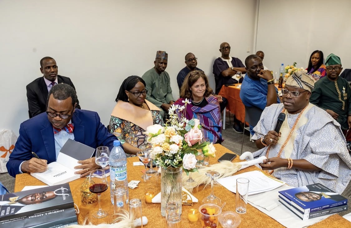 King Oniru and Akinwumi Adesina