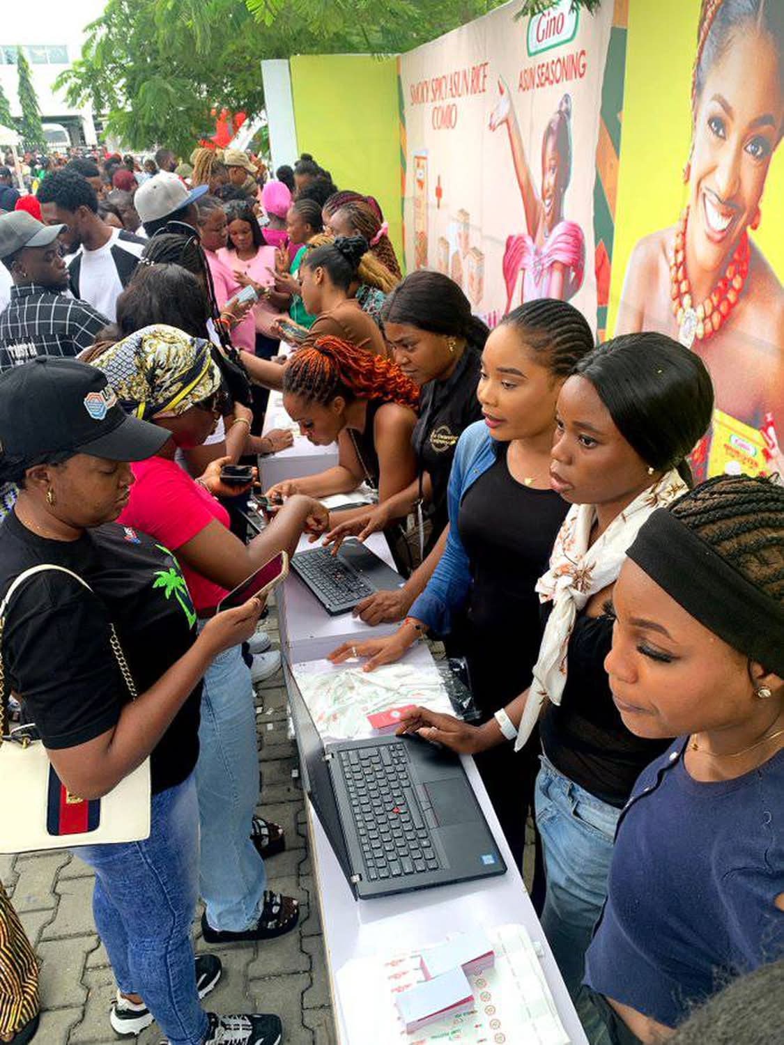 Guinness World Record attempt to cook the largest pot of jollof rice ever made