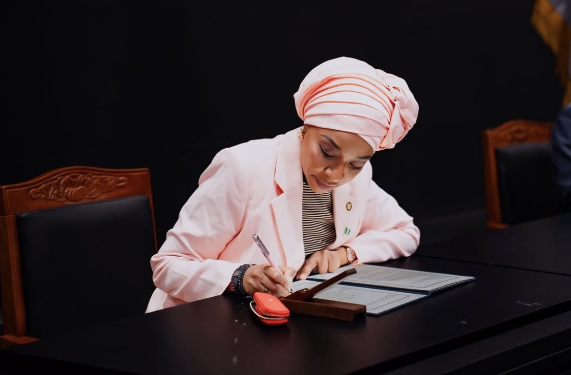 Hannatu Musawa signed the deal with SOOP Co. LTD.