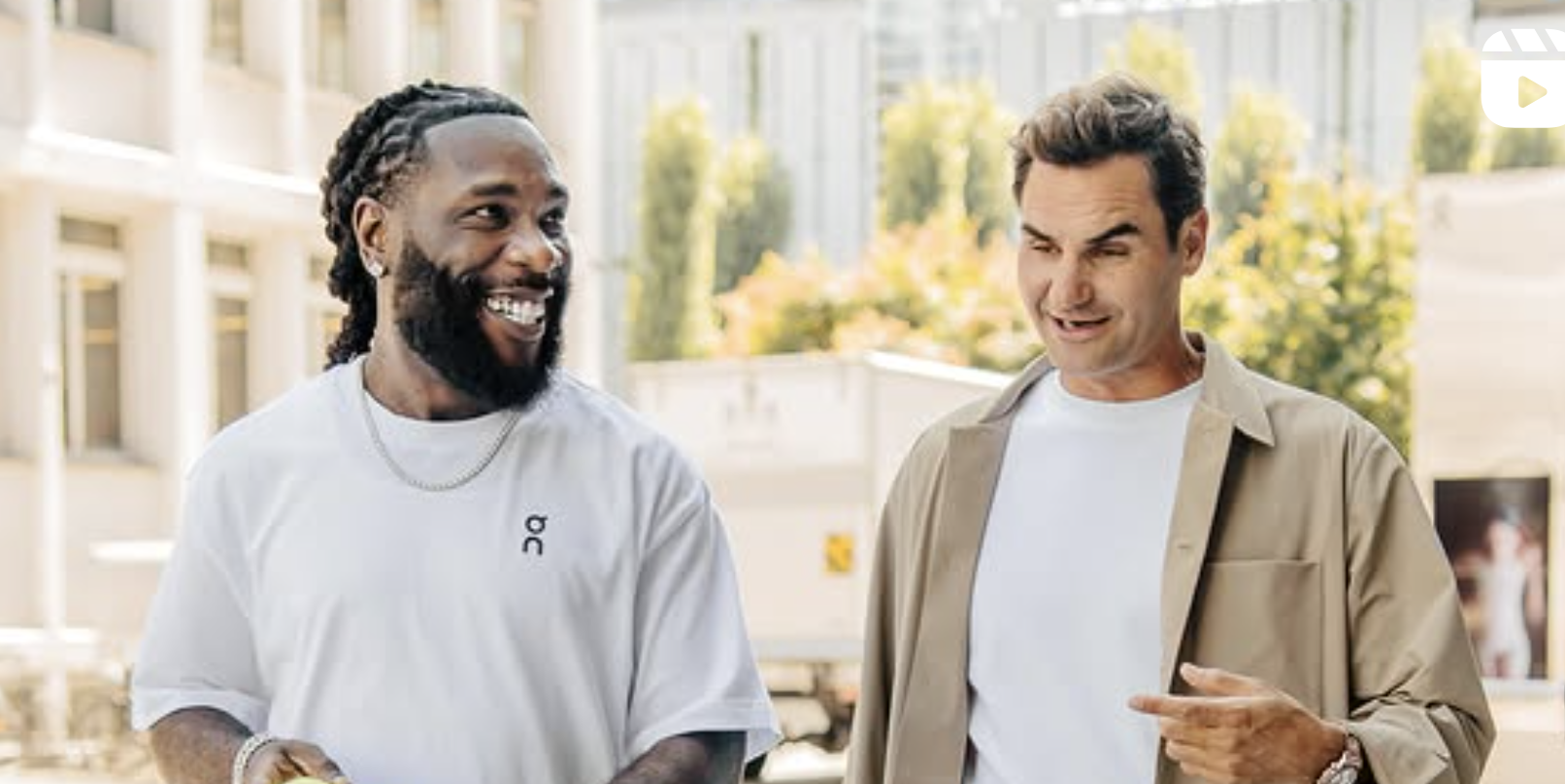 Burna Boy and Roger Federer on GOAT Talk