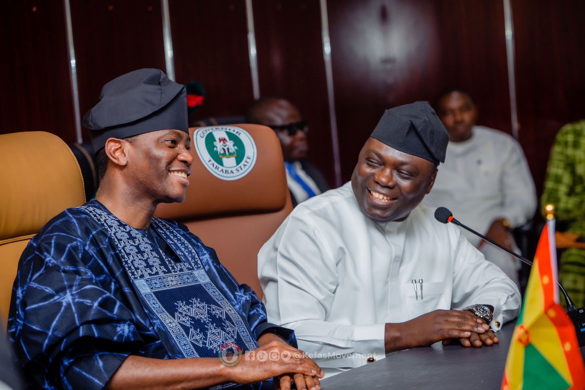 Grenada’s Prime Minister Dickon Mitchell and Taraba State governor