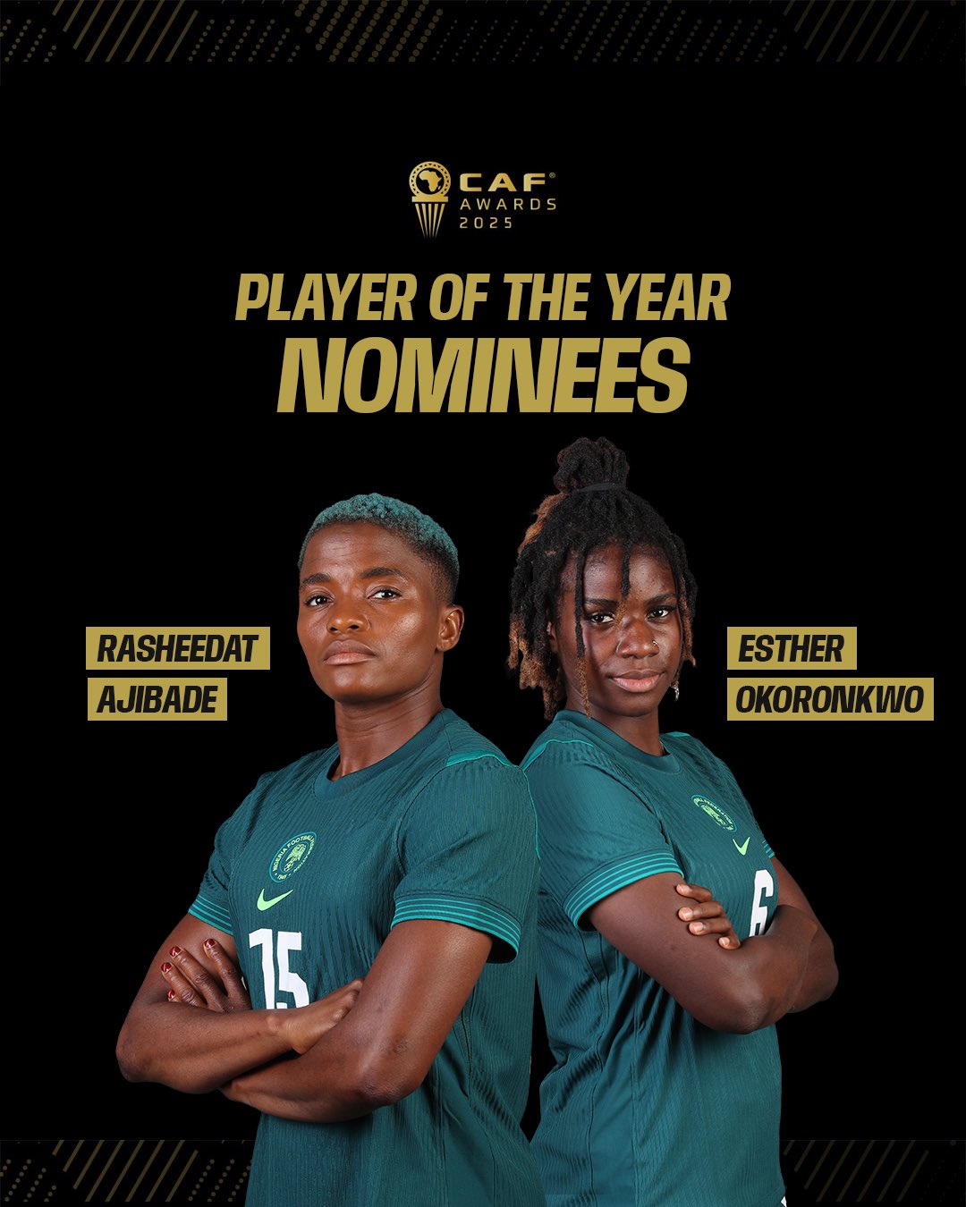 Rasheedat Ajibade and Esther Okoronkwo