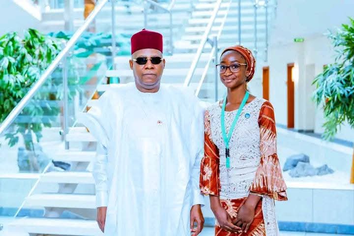 Vice President Shettima hands over office to 14-year-old Joy Ogah