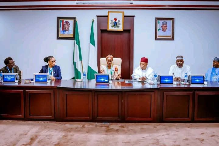 Vice President Shettima hands over office to 14-year-old Joy Ogah