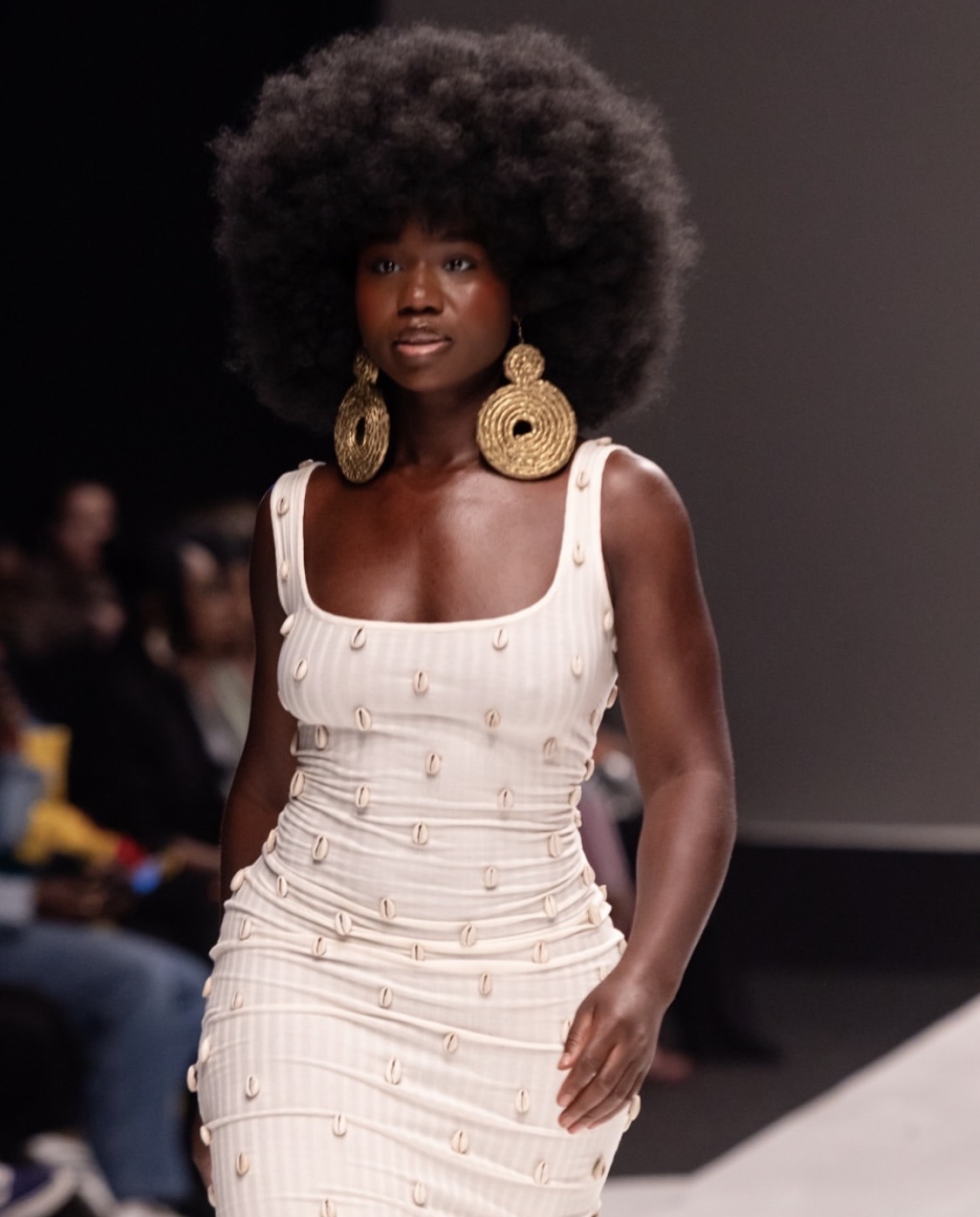 Models for Hertunba at the 2025 Lagos Fashion Week in Lagos, Nigeria