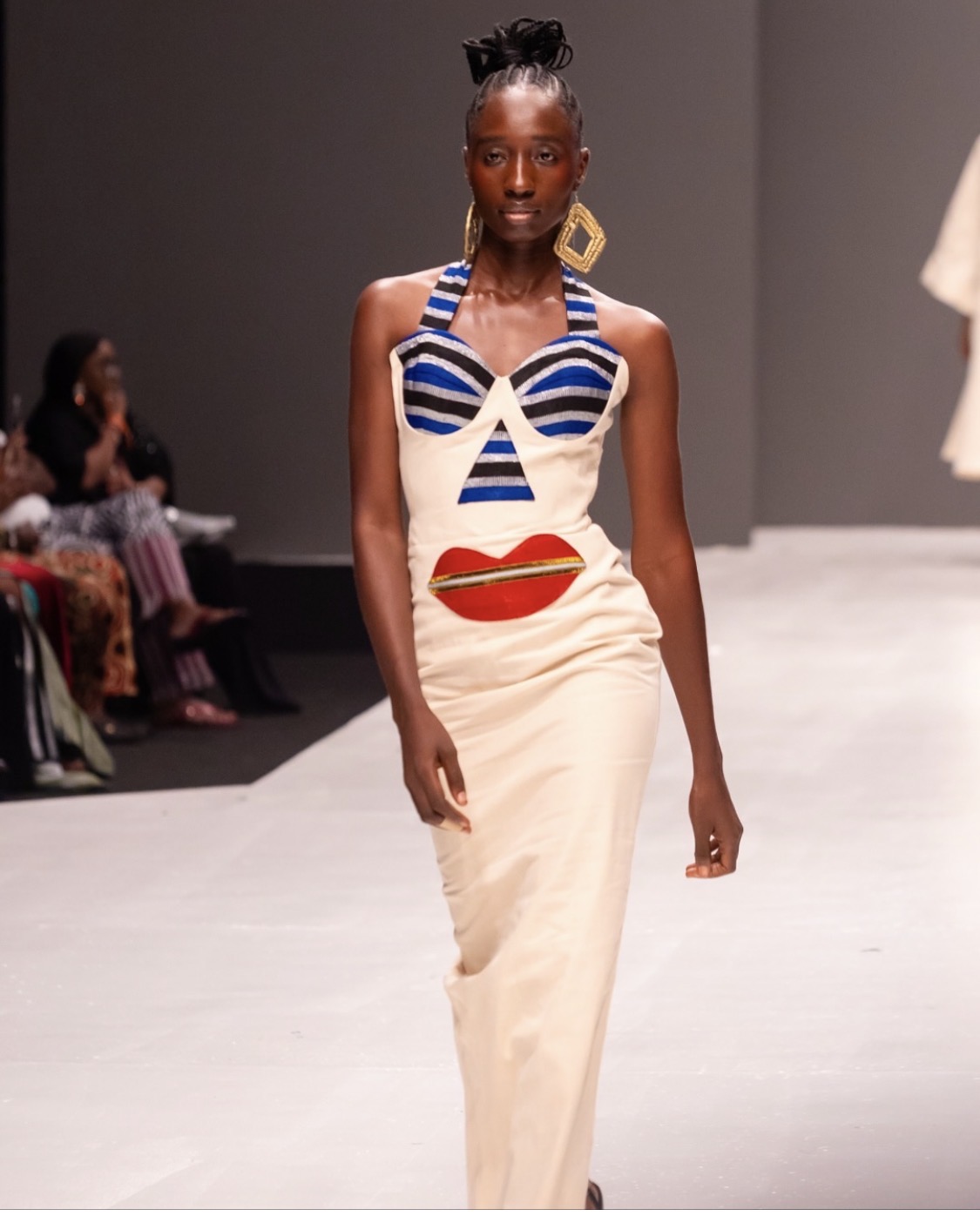 Models for Hertunba at the 2025 Lagos Fashion Week in Lagos, Nigeria