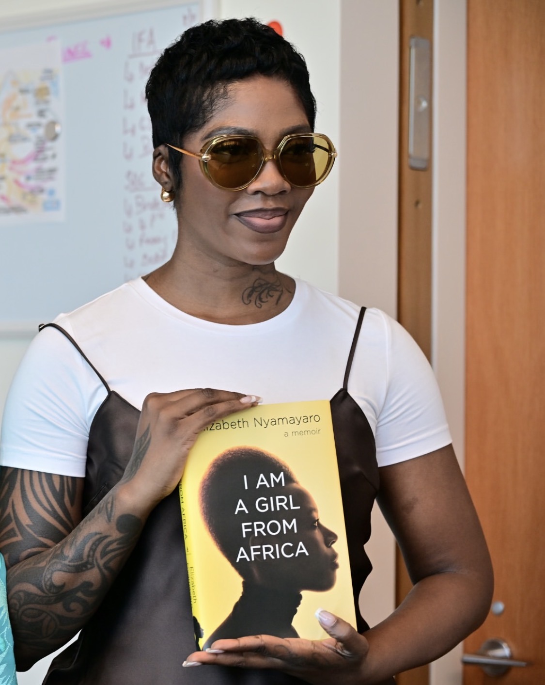 Tiwa Savage at the United Nations Headquarters in New York.