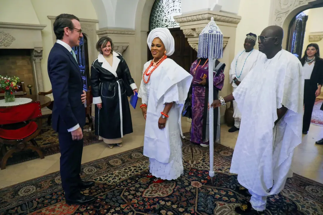 Prince-Heir Philip of Serbia and Yugoslavia and Olori Temitope Enitan-Ogunwusi