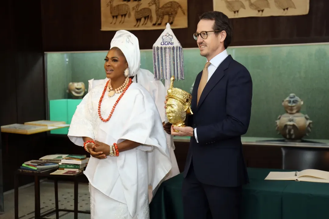 Prince-Heir Philip of Serbia and Yugoslavia and Olori Temitope Enitan-Ogunwusi