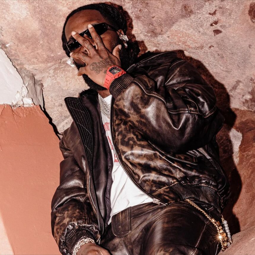 Burna Boy at the Red Rocks Amphitheatre in Colorado, US