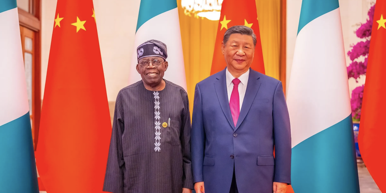 President Bola Tinubu and the President of China Xi Jinping