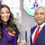 Peter Mbah and the Africa International Film Festival founder Chioma Ude