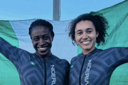 Simidele Adeagbo and Kewe King became the first African duo to compete in a 2-woman bobsleigh World Cup race