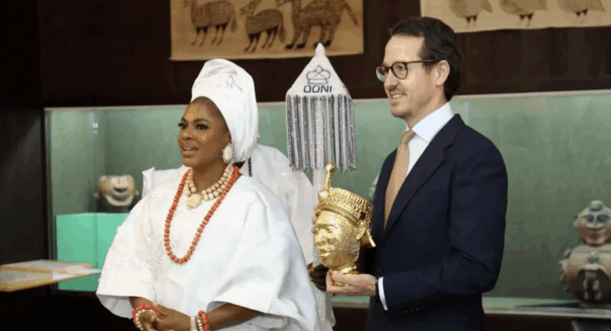 Prince-Heir Philip of Serbia and Yugoslavia and Olori Temitope Enitan-Ogunwusi