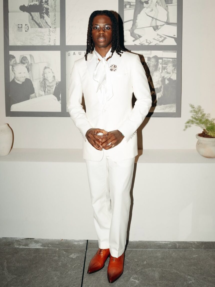 Rema at the inaugural Franca Fund Gala in Doha, Qatar