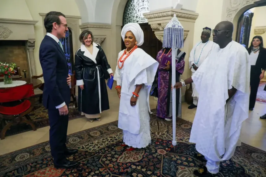 Prince-Heir Philip of Serbia and Yugoslavia and Olori Temitope Enitan-Ogunwusi