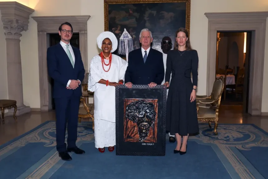 Prince-Heir Philip of Serbia and Yugoslavia and Olori Temitope Enitan-Ogunwusi